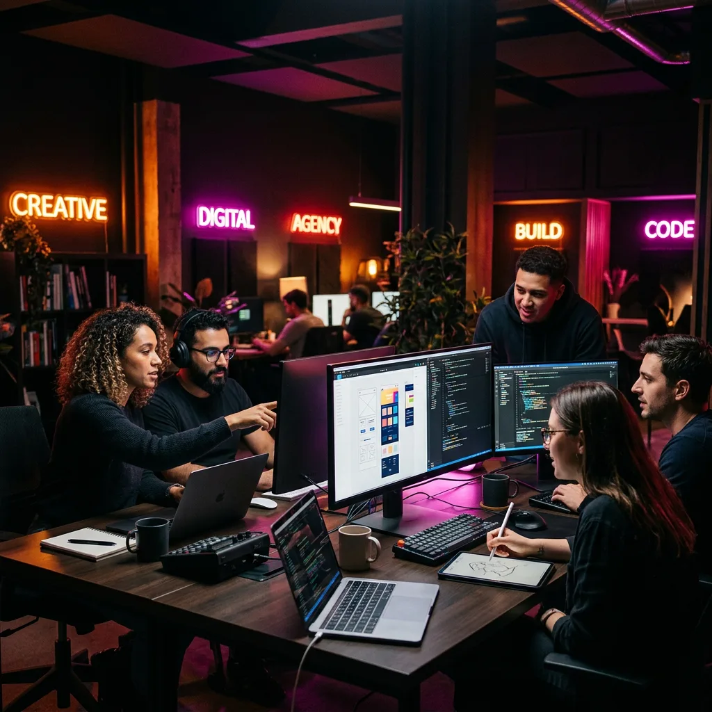 Equipo creativo de Websalia colaborando en proyectos de diseño web