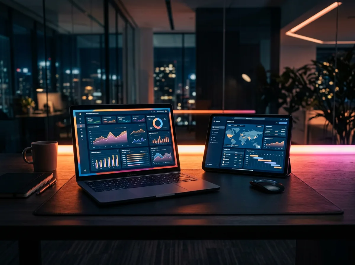 Herramientas digitales y dashboards de análisis para empresas